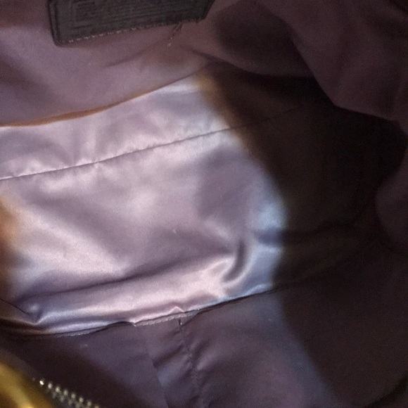 COACH Kristin Spectator Plum Leather Hobo - Picture 11 of 16